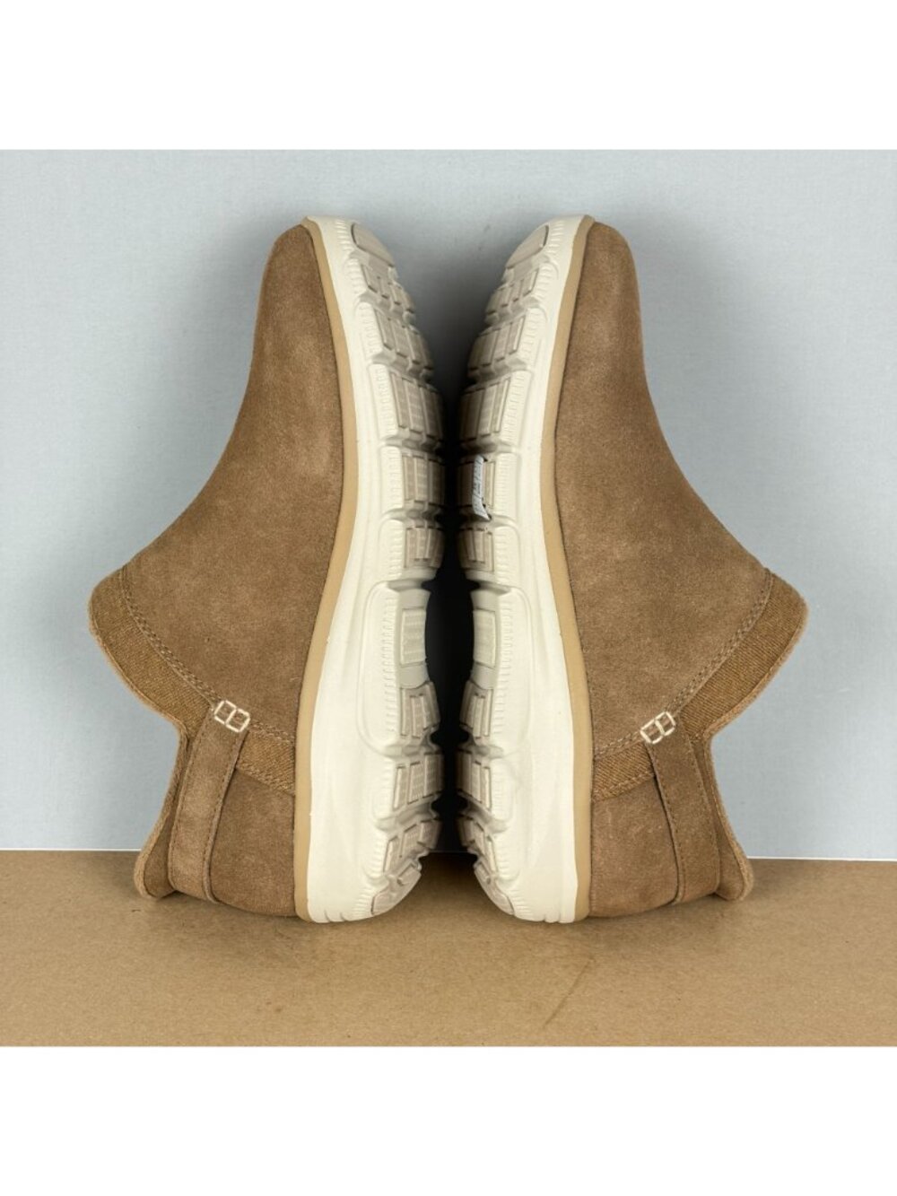 Skechers Slip-Ins Easy Going Modern Time Suede Shoes Womens 10 Tan Slip On - Picture 5 of 10